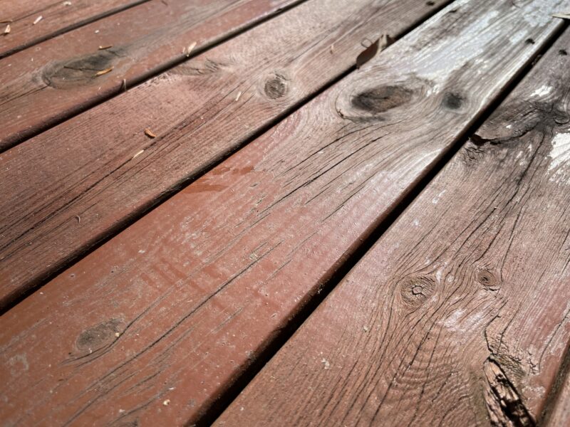 ウッドデッキは色落ち・色褪せする?