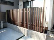 彩木フェンスの施工例10 HAC【MINO】